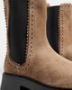 Free People Free People Tried and True Brogue Boots Camel Suede - 6