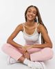Free People Free People v-neck cami top in neutral-White - 1