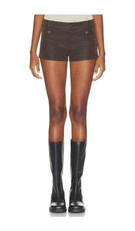Free People Free People Vagabond Suede Short