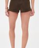 Free People Free People Vagabond Suede Shorts Chocolate Tore - 3