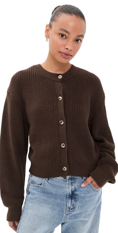 Free People Free People Vienna Cardigan French Chocolate