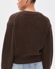 Free People Free People Vienna Cardigan French Chocolate - 3