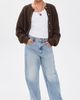 Free People Free People Vienna Cardigan French Chocolate - 5