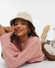Free People Free People Villa cable sweater in pink - 1