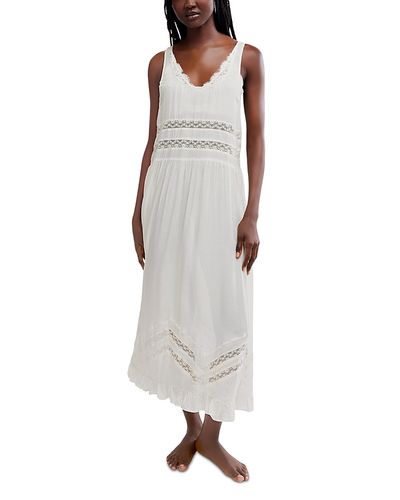 Free People Free People Voile And Lace Sleeveless Midi Dress