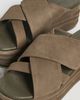 Free People Free People Wanderbay Flatform Sandals Olive - 6