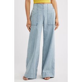 Free People Free People We The Free Breezy Pull-On Wide Leg Jeans