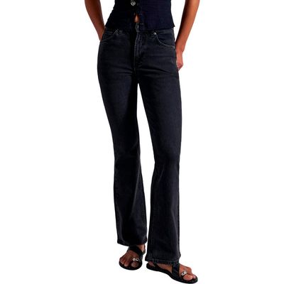 Free People Free People We The Free Double Knot High Waist Straight Leg Jeans
