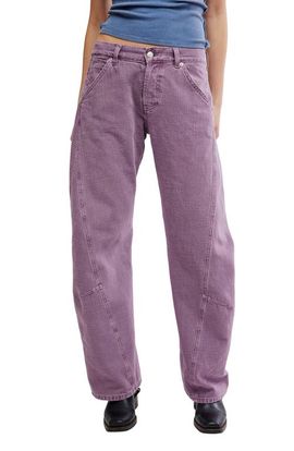 Free People Free People We The Free Highland Low Rise Bowed Leg Jeans