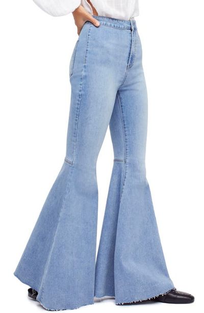 Free People Free People We the Free Just Float On High Waist Flare Jeans