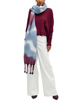 Free People Free People Winter Days Cotton Blend Blanket Scarf