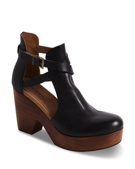 Free People Free People Women's Cedar Leather Platform Pumps