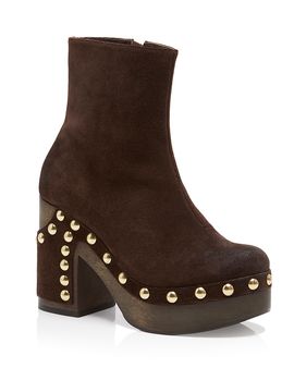Free People Free People Women's Grayson Leather Clog Boots