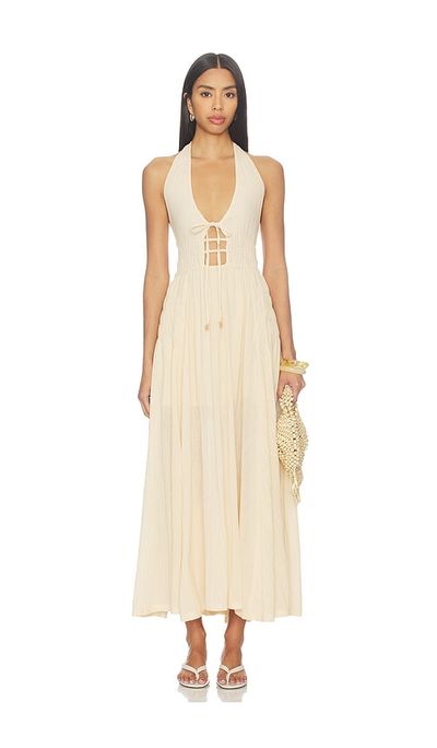 Free People Free People x free-est Angel Maxi Dress In Buttercream