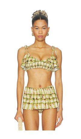 Free People Free People x free-est Printed Avery Bikini Top