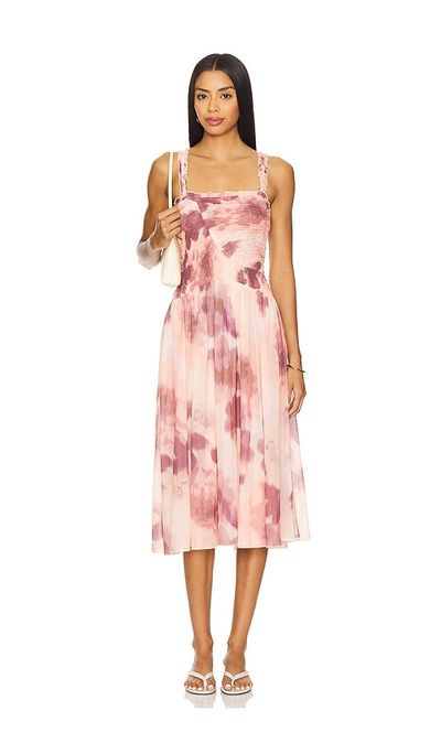 Free People Free People x REVOLVE Tessa Smocked Midi Dress