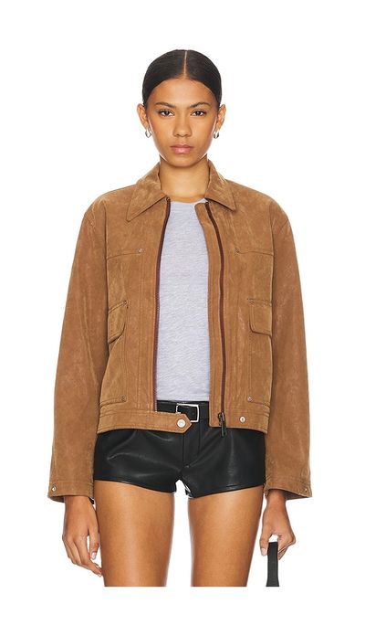 Free People Free People Blair Faux Suede Jacket