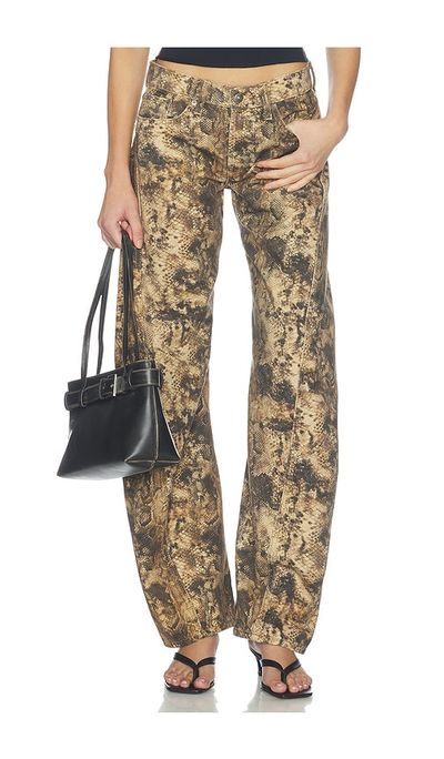 Free People Free People X We The Free Fable Low Rise Bowed Jean