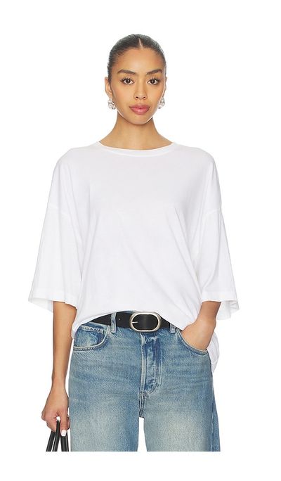 Free People Free People x We The Free Perfect Oversized Tee In White