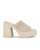 Free People Free People Zoe Platform Sandal In Diamond Suede - 1