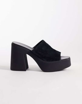 Free People Free People Zoe platform sandals in black tide suede