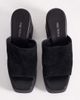 Free People Free People Zoe platform sandals in black tide suede - 3