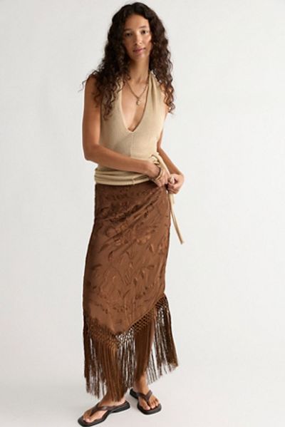 Free People Fringe Element Midi Skirt