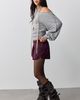 Free People Geneva Satin Pull-On Track Shorts - 5