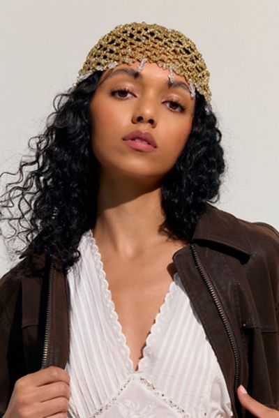 Free People Gold Rush Disco Cap