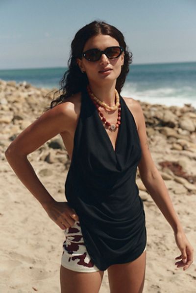 Free People Good Feels Halter Tunic