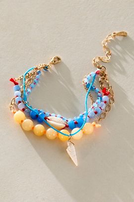 Free People Hailee Beaded Anklet