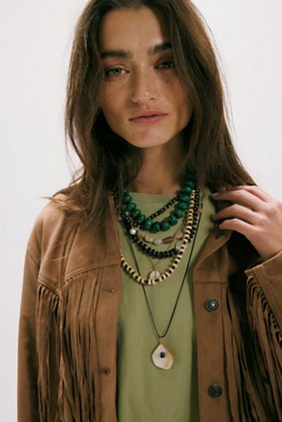 Free People Hailee Semiprecious Layered Beaded Necklace