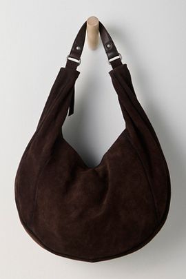 Free People Half Moon Suede Bag