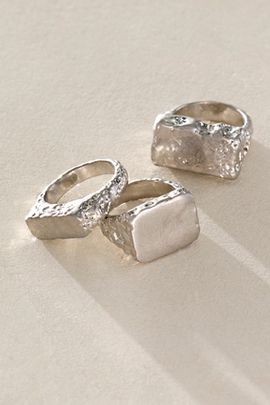 Free People Hannah Chunky Rings