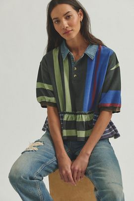 Free People Harbor Stripe Top