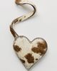 Free People Heart Animal Print Keychain - 2