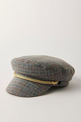 Free People Heritage Plaid Cadet Hat
