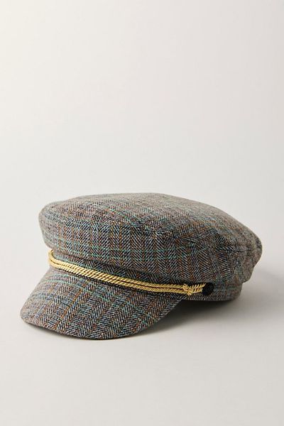Free People Heritage Plaid Cadet Hat