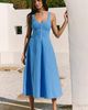 Free People Holland Stretch Linen Midi Dress - 4