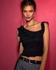 Free People Isla Off-The-Shoulder Ruched Sleeveless Top - 1