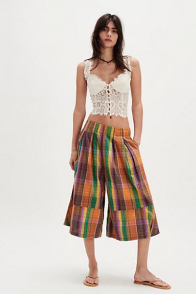 Free People Ivy Cropped Pull-On Culotte Pants