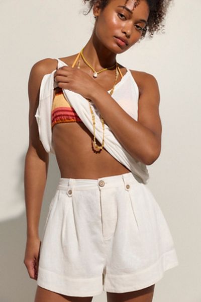 Free People Jetty Linen Shorts