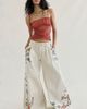 Free People Julien Wide Leg Pull-On Embellished Pants - 1
