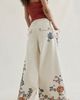 Free People Julien Wide Leg Pull-On Embellished Pants - 3