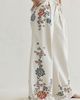 Free People Julien Wide Leg Pull-On Embellished Pants - 4