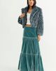 Free People Juliette Velvet Maxi Skirt - 4
