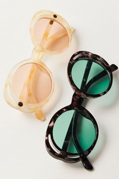 Free People Juni Oversized Round Sunglasses