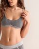 Free People Just Enough Stripe Bralette - 1