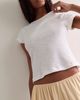 Free People Keeping It Light Ribbed Baby Tee - 1