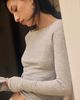 Free People Keeping It Light Ribbed Boat Neck Top - 3